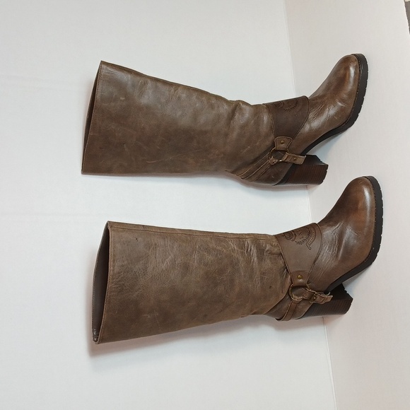 Lauren  RALPH LAUREN Delsa Tall Knee High Equestrian Riding Boots size 7.5 - Picture 5 of 16